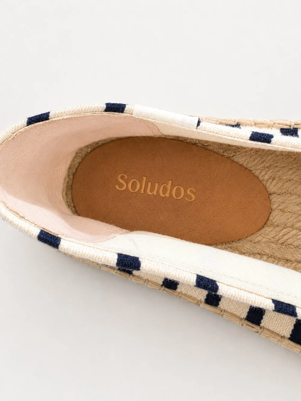 Soludos Women’s Navy & White Striped Espadrilles Size 9.5 NEW